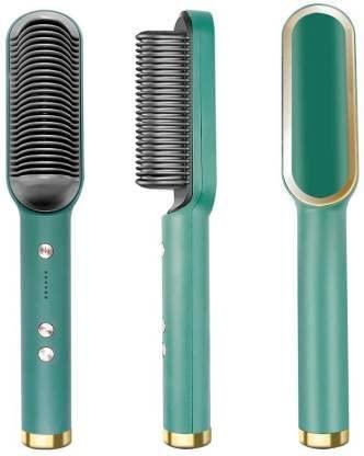2-in-1 Hair Straightener Brush for Women – Quick Styling, Travel Friendly & Easy to Use