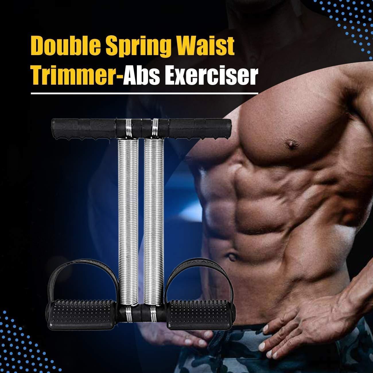 ZappCore Ab & Tummy Trimmer | Double Spring Multipurpose Fitness Equipment for Men & Women | Portable Body Toner for Home Workout