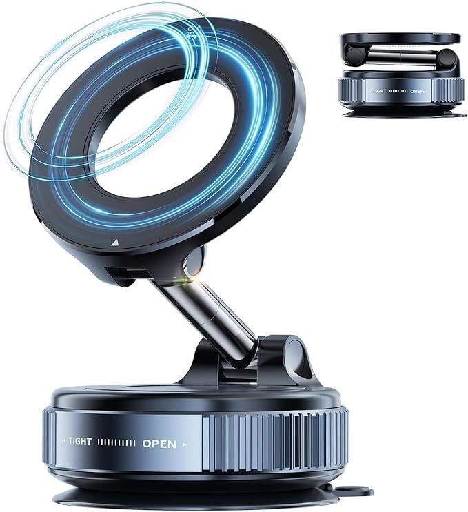 Universal Magnetic Phone Holder for Car Dashboard with 360° Rotation – Secure Grip, Sleek Design & Easy Installation