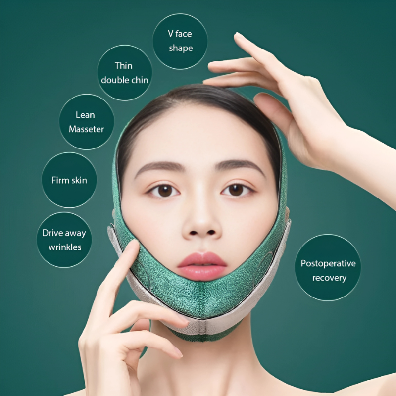 ZappSkin V-Line Face Lifter Strap – Adjustable Double Chin Reducer & Jawline Shaper-Pack of 2