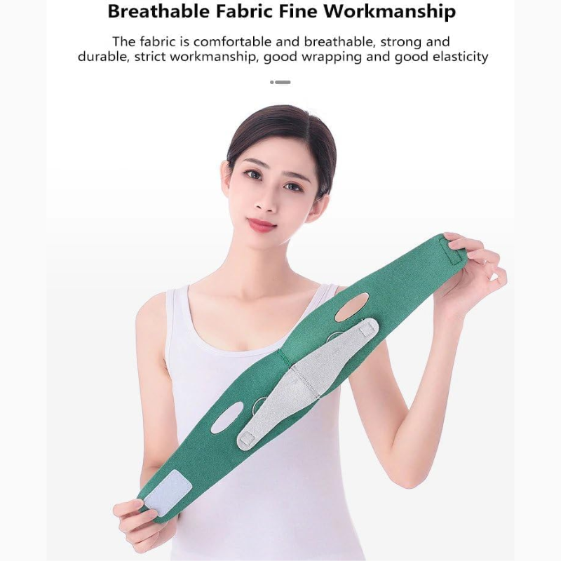 ZappSkin V-Line Face Lifter Strap – Adjustable Double Chin Reducer & Jawline Shaper-Pack of 2