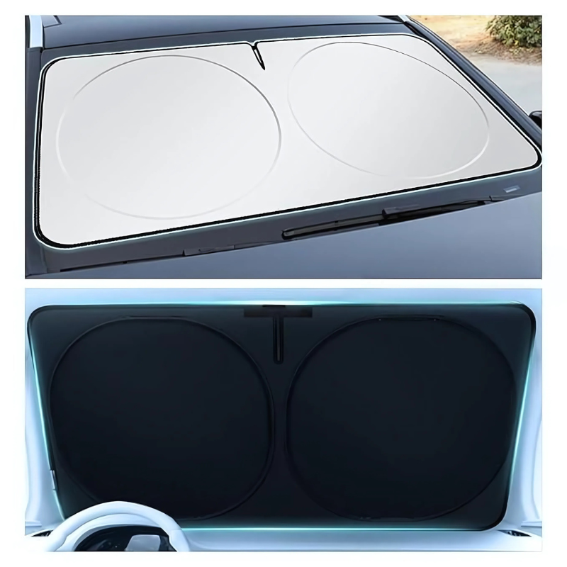 Foldable Car Windshield Sun Shade | UV Blocker with Easy Fit & Compact Storage