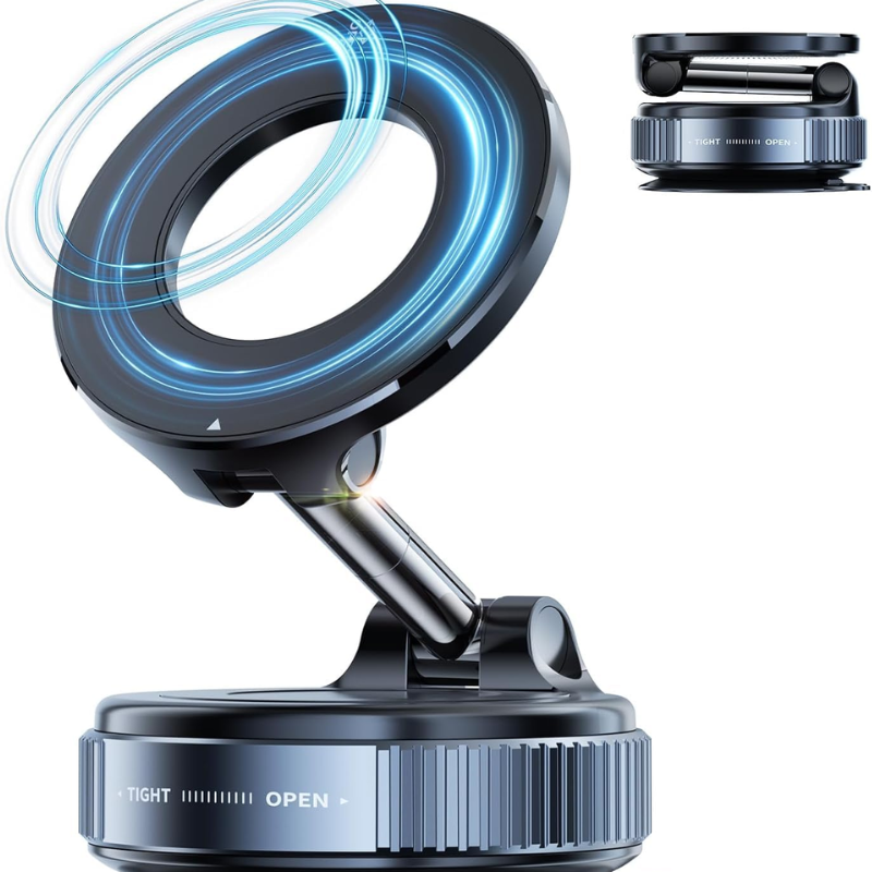 Universal Magnetic Phone Holder for Car Dashboard with 360° Rotation – Secure Grip, Sleek Design & Easy Installation