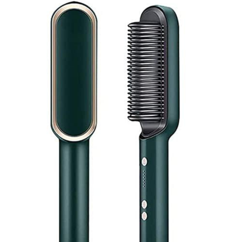 2-in-1 Hair Straightener Brush for Women – Quick Styling, Travel Friendly & Easy to Use
