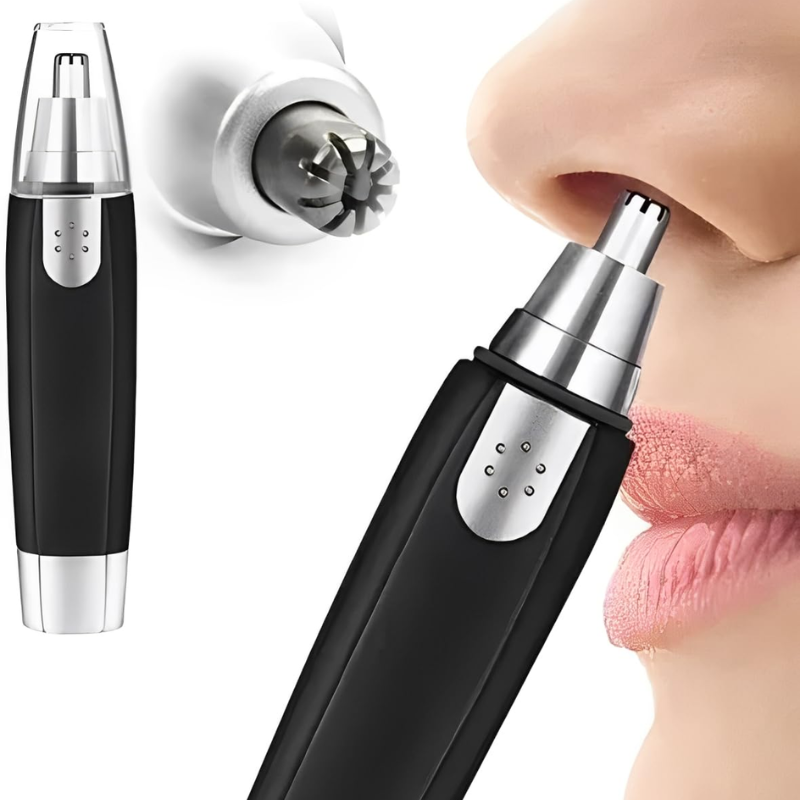 3-in-1 Nose, Ear & Eyebrow Hair Trimmer – Compact Grooming Tool for Men & Women