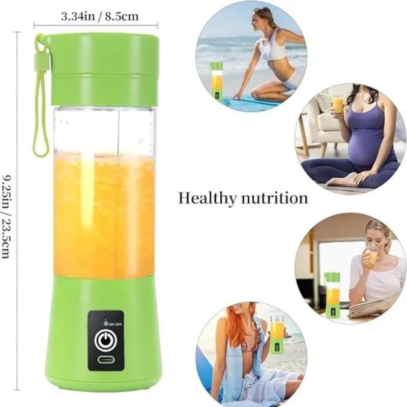 Compact USB Rechargeable Portable Blender for Travel & Everyday Use 380 ml