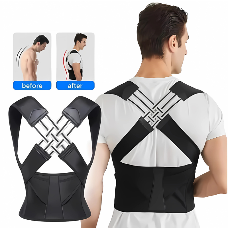 Adjustable Back Posture Corrector Brace – Unisex Support for Better Alignment & Confidence