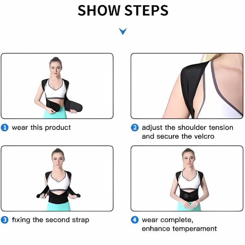 Adjustable Back Posture Corrector Brace – Unisex Support for Better Alignment & Confidence