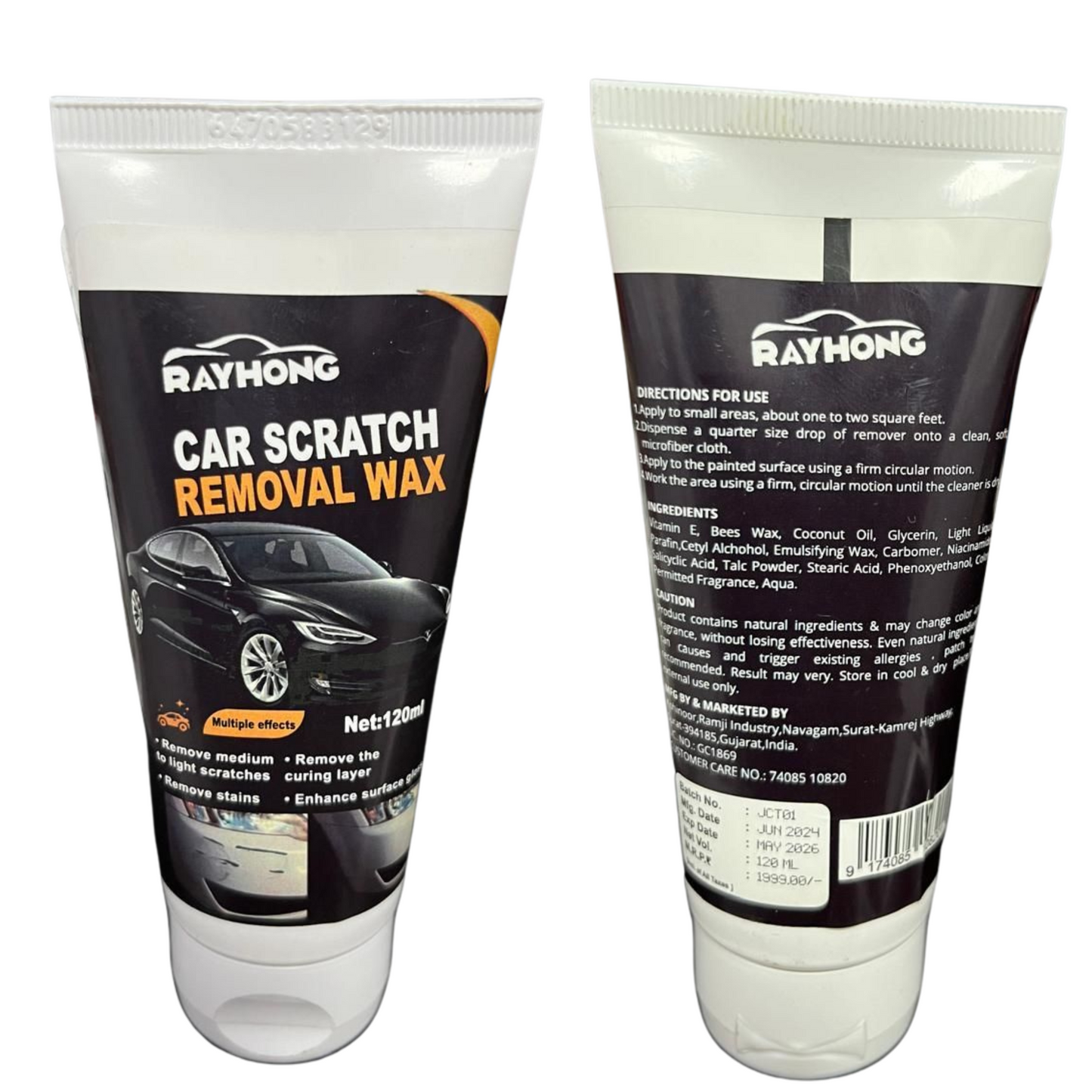 Car Scratch Remover for All Paint Colors – Instantly Fix Swirl Marks & Scuffs at Home