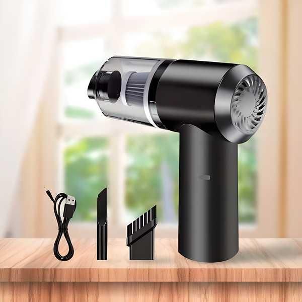 2-in-1 Cordless Air Duster & Vacuum Cleaner for Home, Car, and Office | Rechargeable, Portable Dust Remover