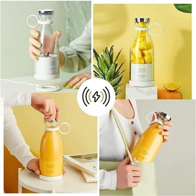 ZappBlend Cordless Portable Blender | Rechargeable 4-Blade Juicing Cup for Smoothies & Shakes