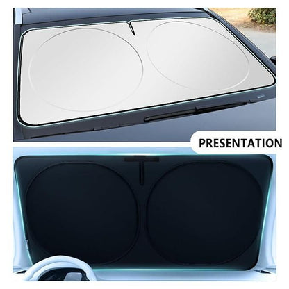 Foldable Car Windshield Sun Shade | UV Blocker with Easy Fit & Compact Storage