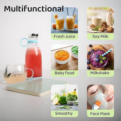 ZappBlend Cordless Portable Blender | Rechargeable 4-Blade Juicing Cup for Smoothies & Shakes