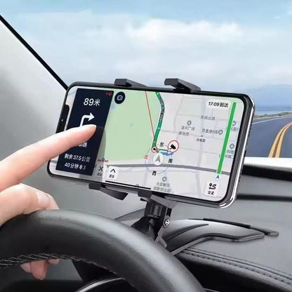 Universal Adjustable Car Mobile Holder – Hands-Free Phone Mount for Dashboard & Windshield