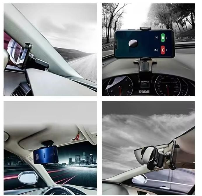 Universal Adjustable Car Mobile Holder – Hands-Free Phone Mount for Dashboard & Windshield