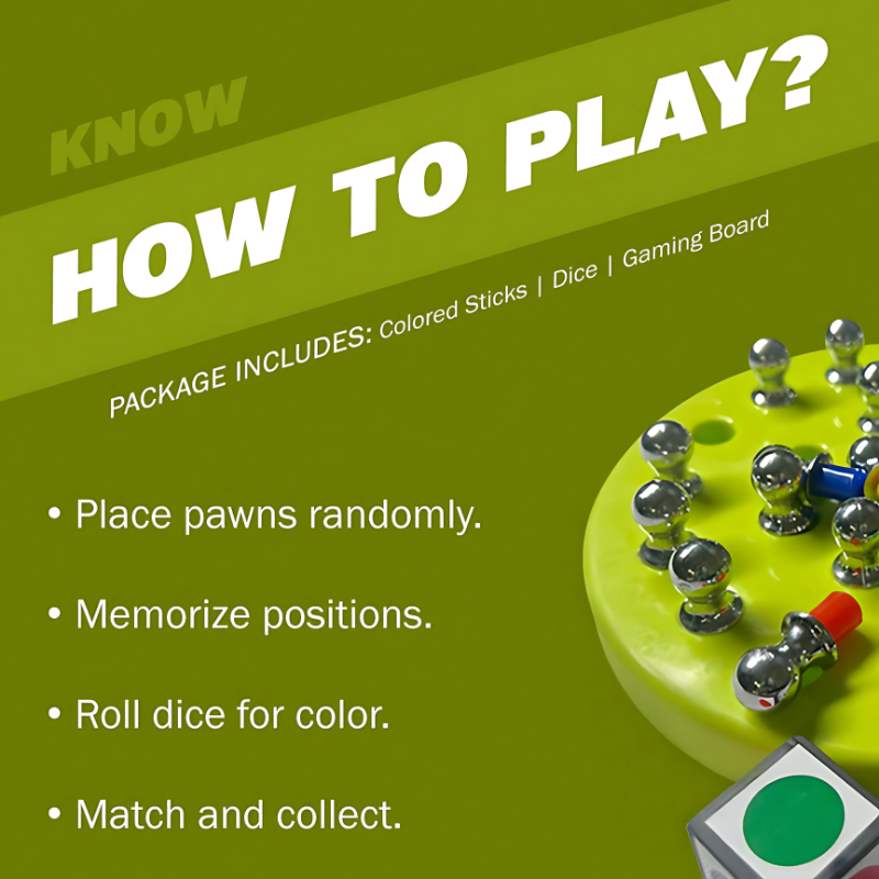 Multiplayer Memory Matching Game – Montessori Toy for Kids & Family Fun
