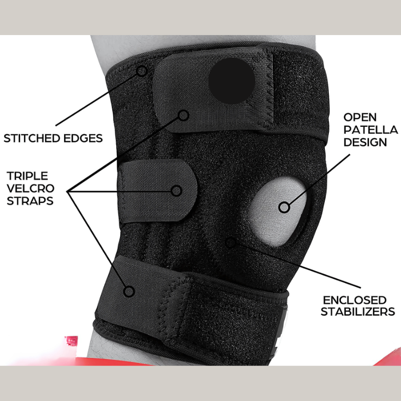 ZappKnee FlexPro™ – Premium Knee Support Brace with Custom Fit & Patella Comfort- 1 pair