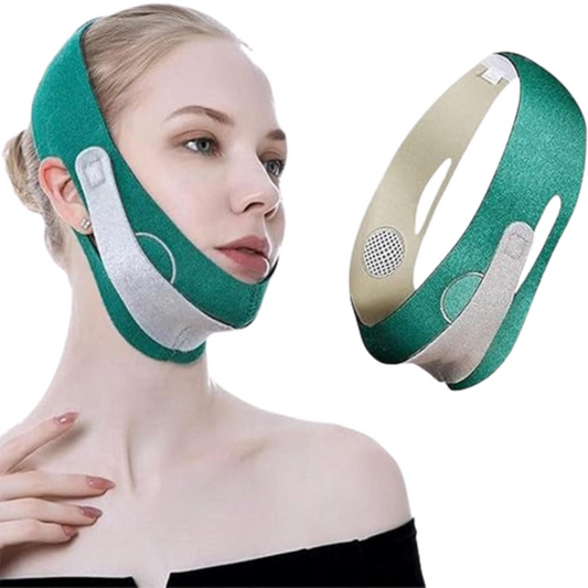 ZappSkin V-Line Face Lifter Strap – Adjustable Double Chin Reducer & Jawline Shaper-Pack of 2