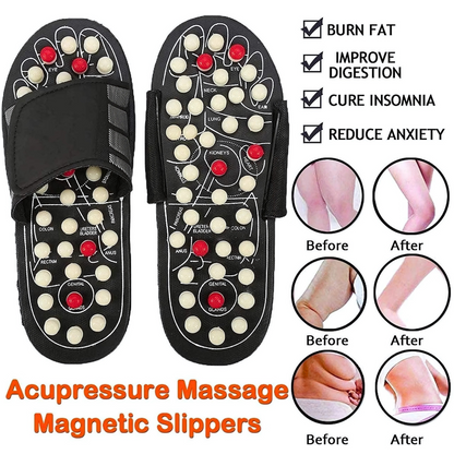ZappPaduka Acupressure & Magnetic Therapy Slippers for Relaxation & Wellness – Unisex