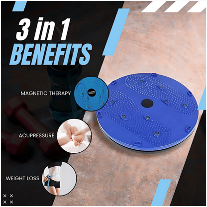 ZappTwist Tummy Twister Disc for Abs, Waist & Core Toning | Portable Abdominal Exerciser for Men & Women