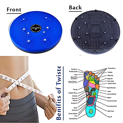 ZappTwist Tummy Twister Disc for Abs, Waist & Core Toning | Portable Abdominal Exerciser for Men & Women