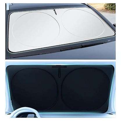 Foldable Car Windshield Sun Shade | UV Blocker with Easy Fit & Compact Storage