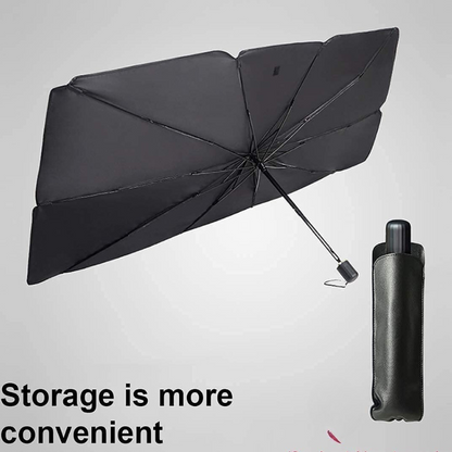 Foldable Car Windshield Sun Shade Umbrella – Easy-to-Use Sun Protector for Windshield & Dashboard