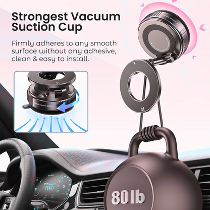 Universal Magnetic Phone Holder for Car Dashboard with 360° Rotation – Secure Grip, Sleek Design & Easy Installation